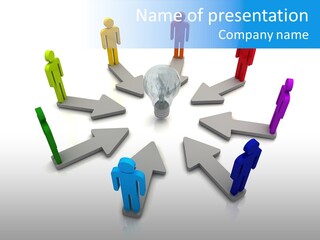 Businessman Opposition Development PowerPoint Template