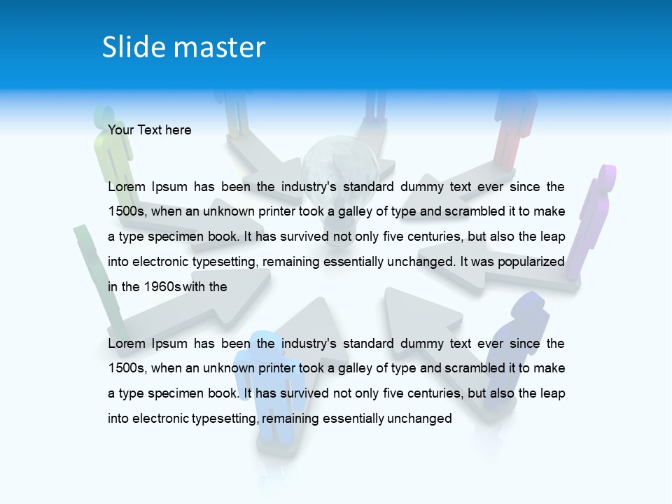 Businessman Opposition Development PowerPoint Template