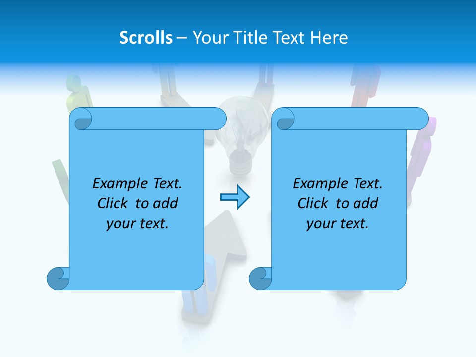Businessman Opposition Development PowerPoint Template