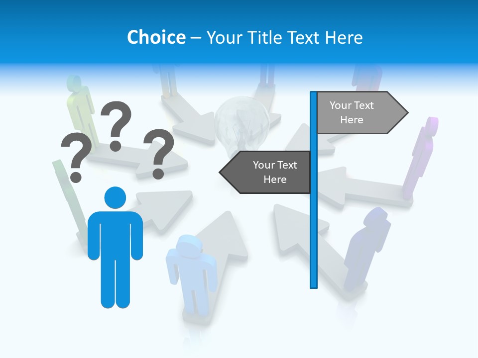 Businessman Opposition Development PowerPoint Template