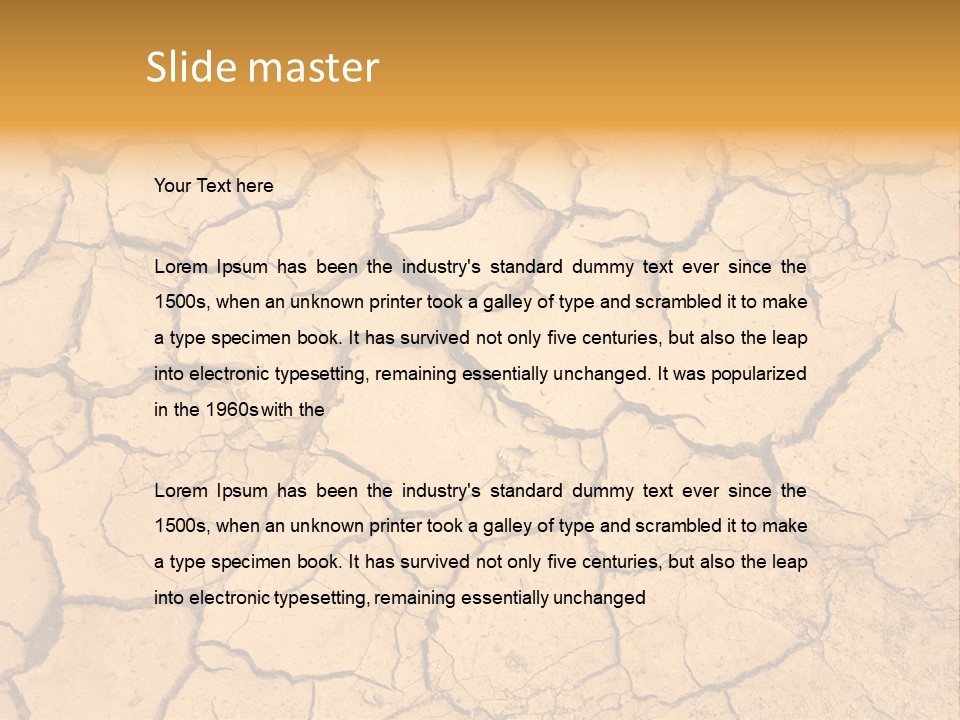 Surface Pattern Split PowerPoint Template