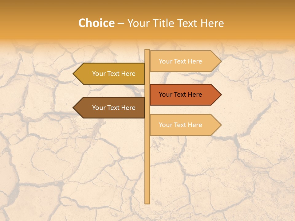 Surface Pattern Split PowerPoint Template