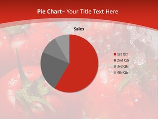 Healthy Eating Diet Splashing PowerPoint Template