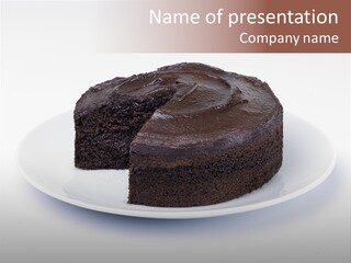 Cake Chocolate Sweet PowerPoint Template