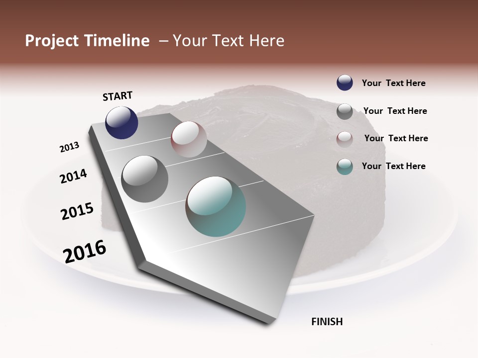 Cake Chocolate Sweet PowerPoint Template