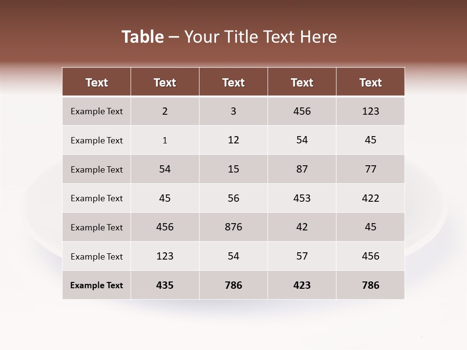 Cake Chocolate Sweet PowerPoint Template
