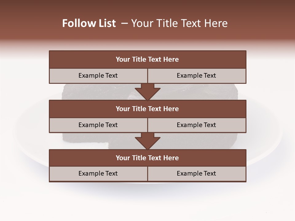 Cake Chocolate Sweet PowerPoint Template