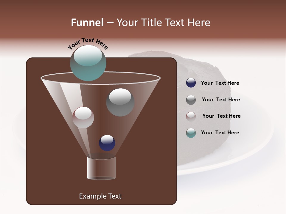 Cake Chocolate Sweet PowerPoint Template