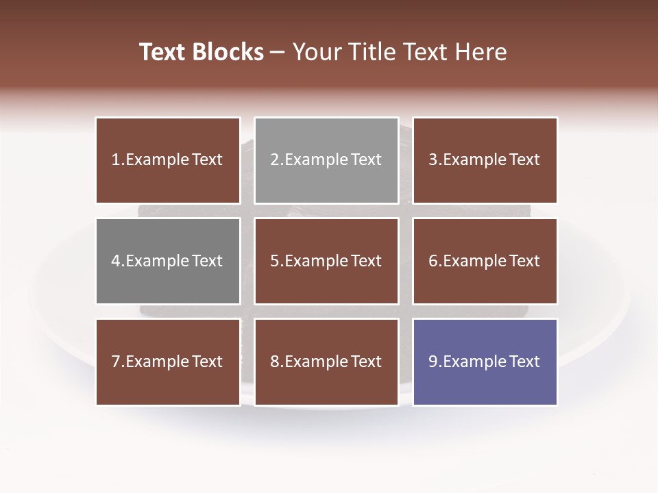 Cake Chocolate Sweet PowerPoint Template