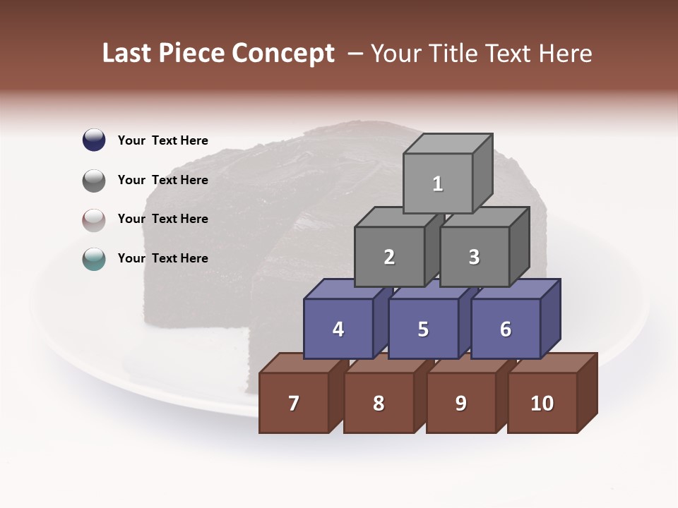 Cake Chocolate Sweet PowerPoint Template