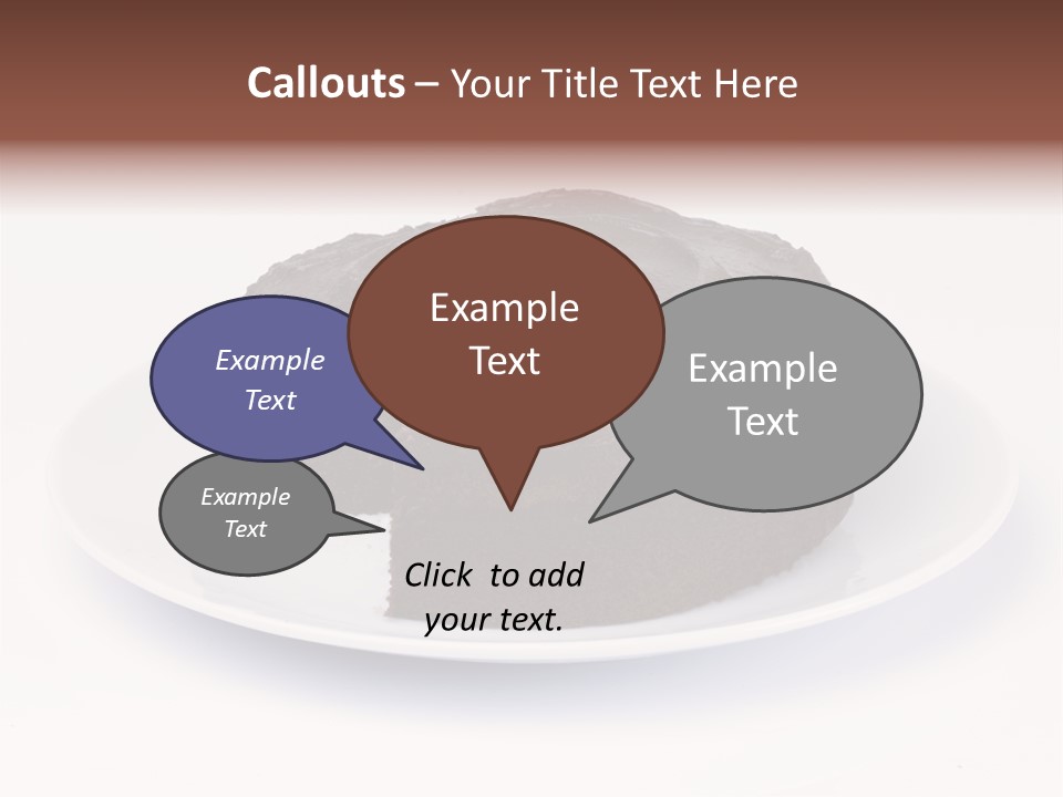 Cake Chocolate Sweet PowerPoint Template