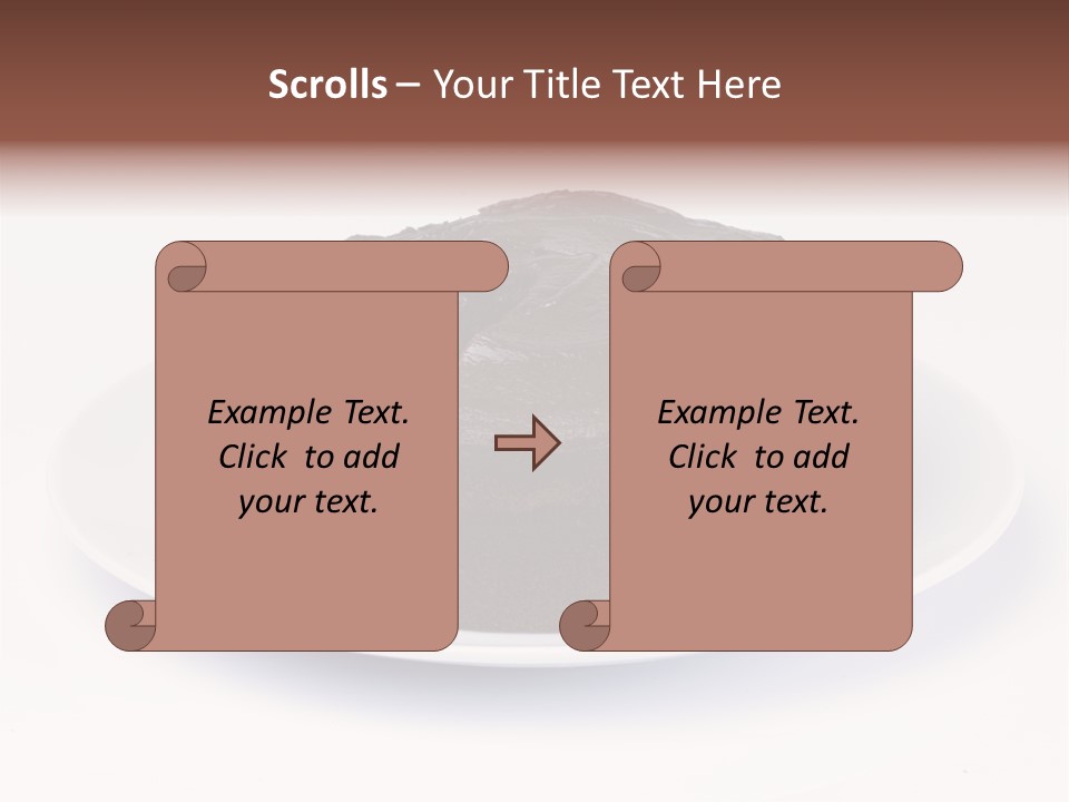 Cake Chocolate Sweet PowerPoint Template