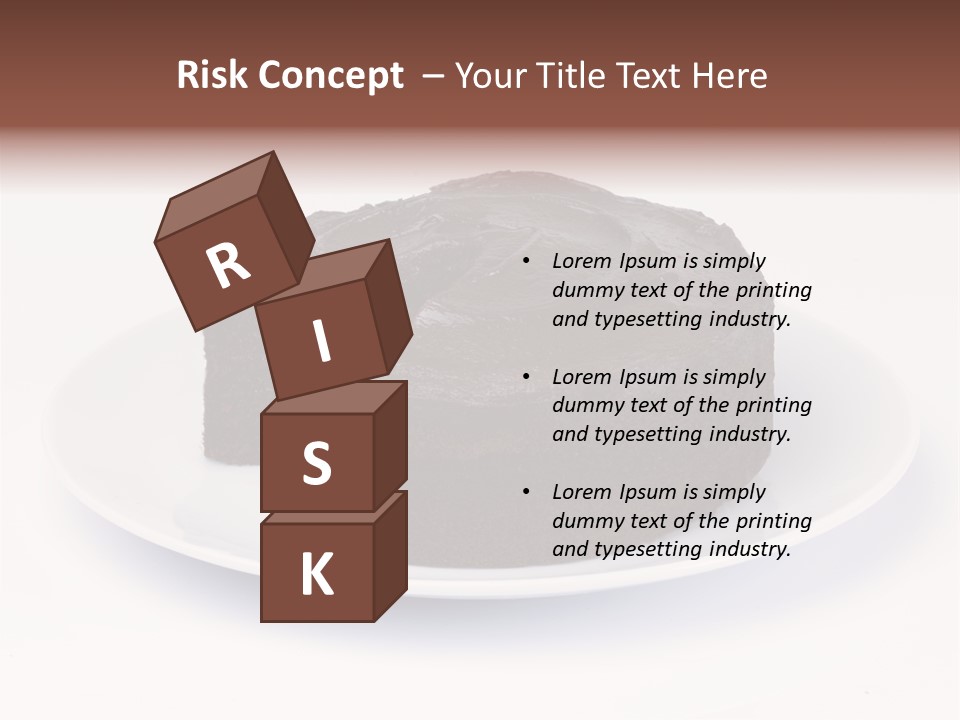 Cake Chocolate Sweet PowerPoint Template