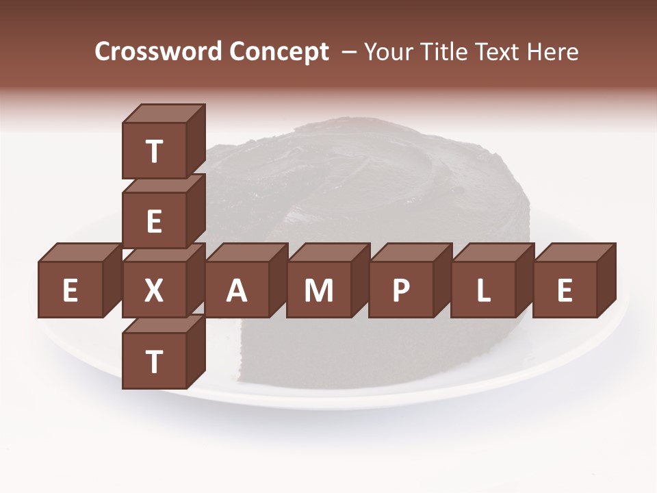 Cake Chocolate Sweet PowerPoint Template