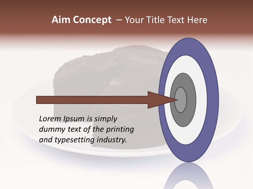 Cake Chocolate Sweet PowerPoint Template