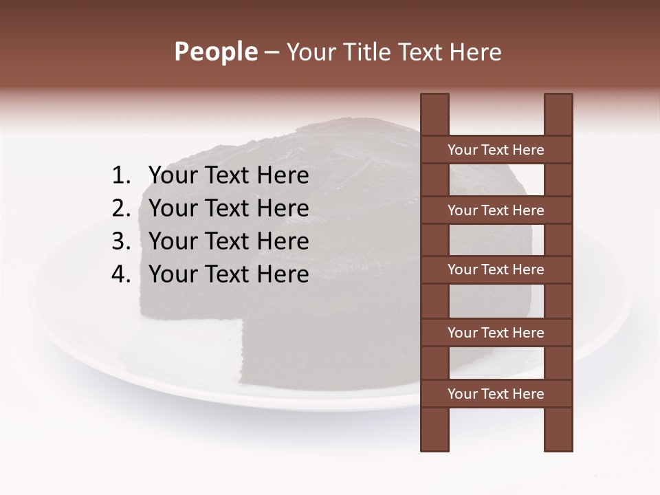 Cake Chocolate Sweet PowerPoint Template