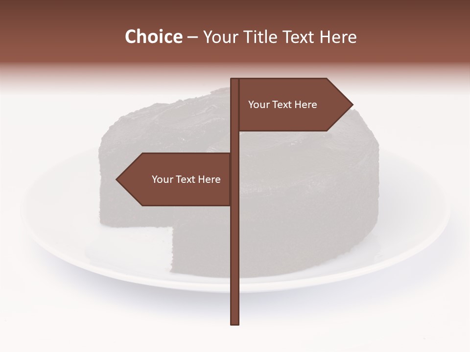 Cake Chocolate Sweet PowerPoint Template
