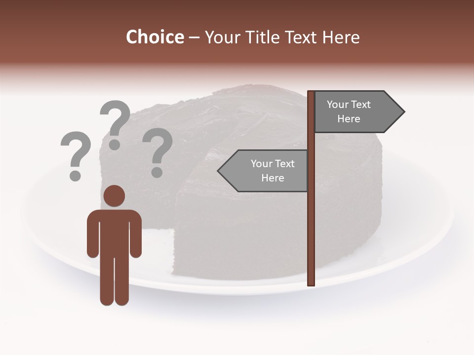 Cake Chocolate Sweet PowerPoint Template