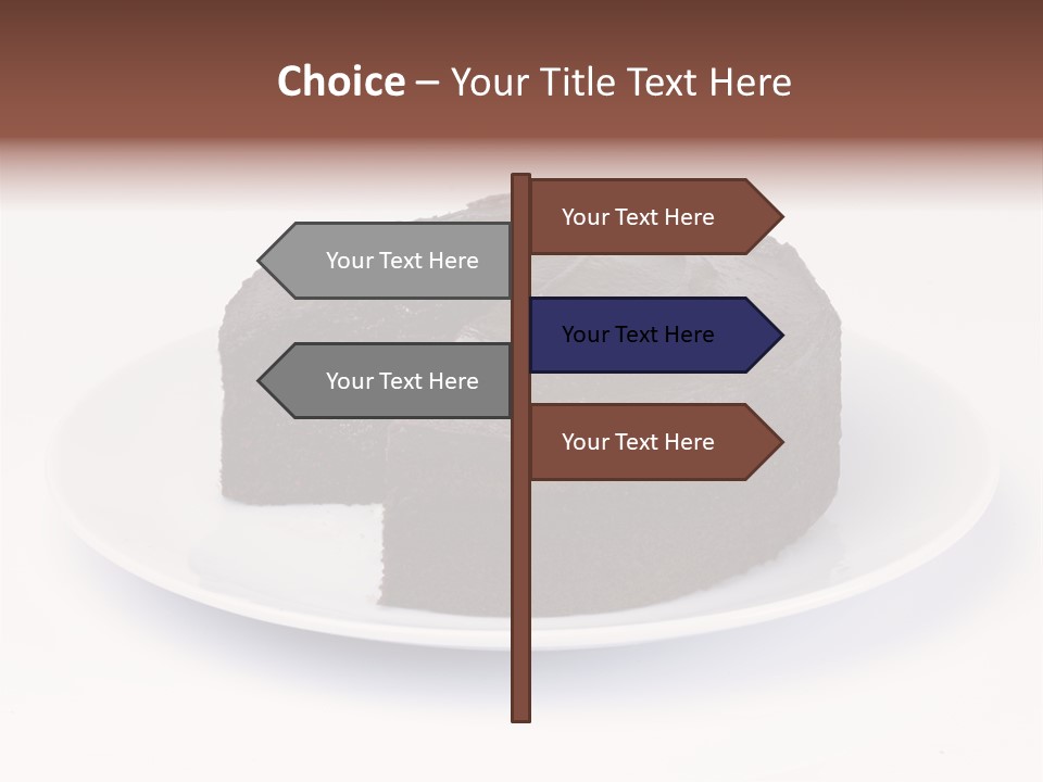 Cake Chocolate Sweet PowerPoint Template