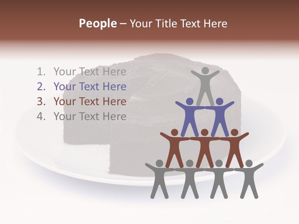 Cake Chocolate Sweet PowerPoint Template