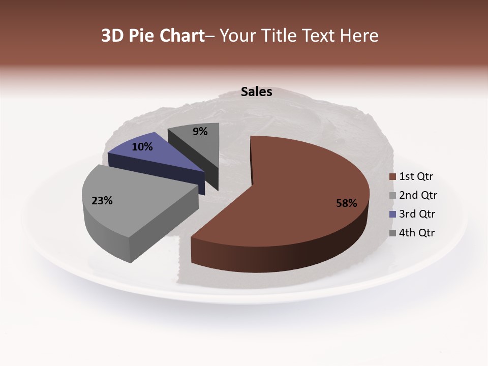 Cake Chocolate Sweet PowerPoint Template