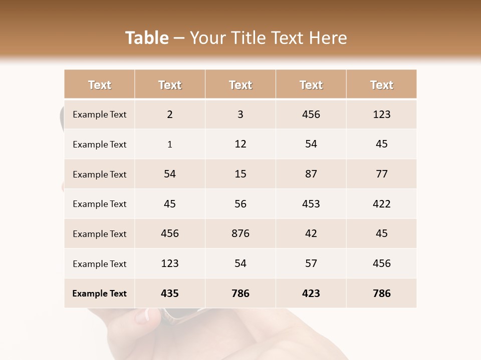 Isolated Touch Screen Background PowerPoint Template