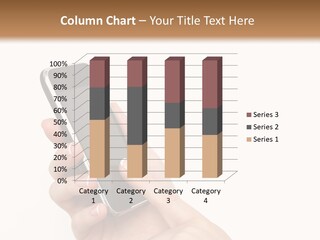 Isolated Touch Screen Background PowerPoint Template