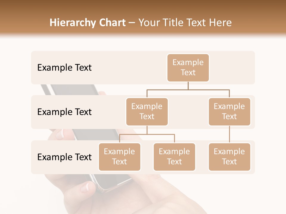 Isolated Touch Screen Background PowerPoint Template
