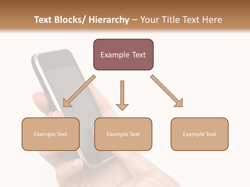 Isolated Touch Screen Background PowerPoint Template