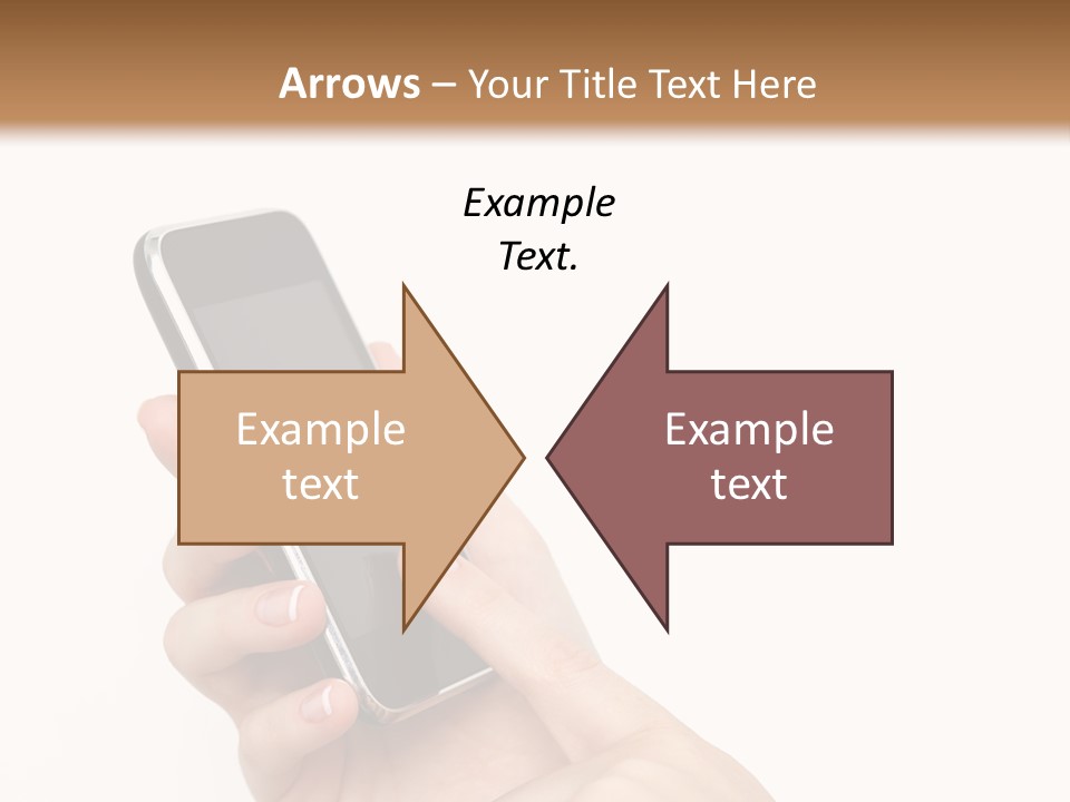 Isolated Touch Screen Background PowerPoint Template