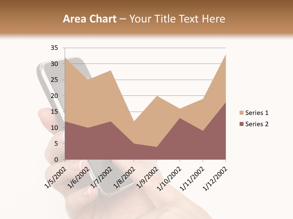 Isolated Touch Screen Background PowerPoint Template