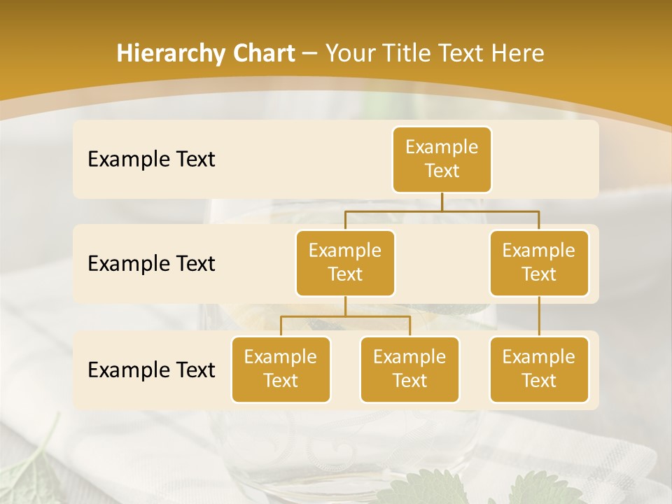 Cold Drink Close Up Lemon Slices PowerPoint Template