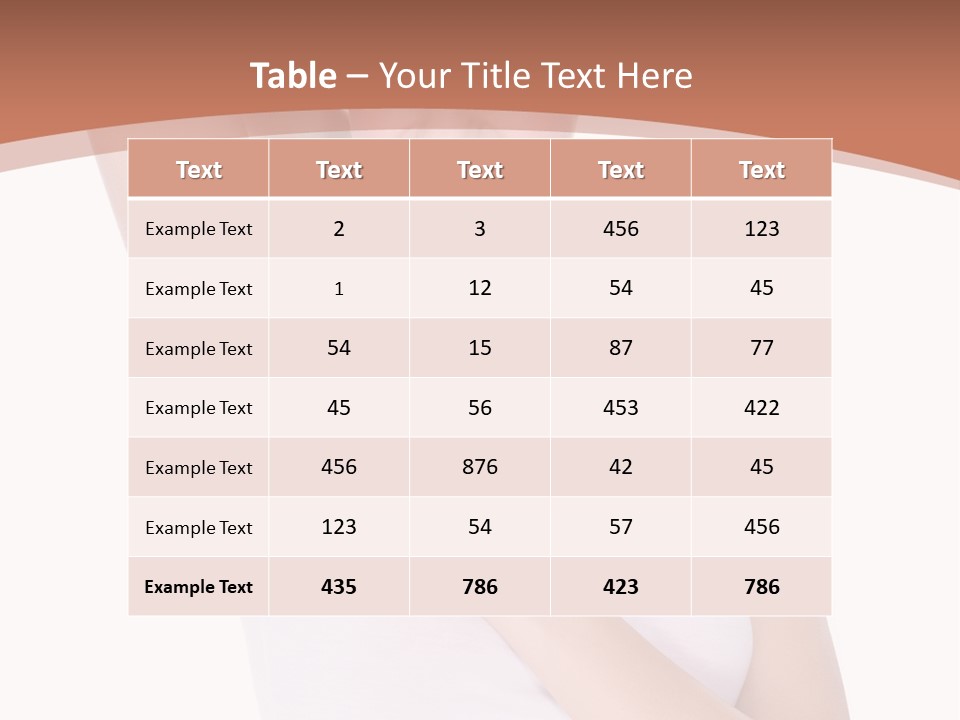 Happy Lifestyle Purity PowerPoint Template