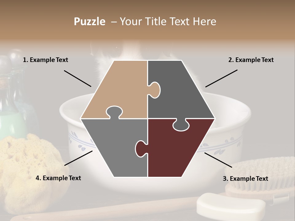 Purebred Brush Copy Space PowerPoint Template