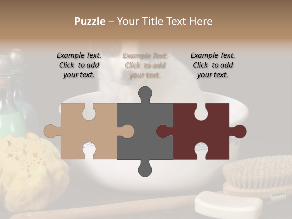 Purebred Brush Copy Space PowerPoint Template