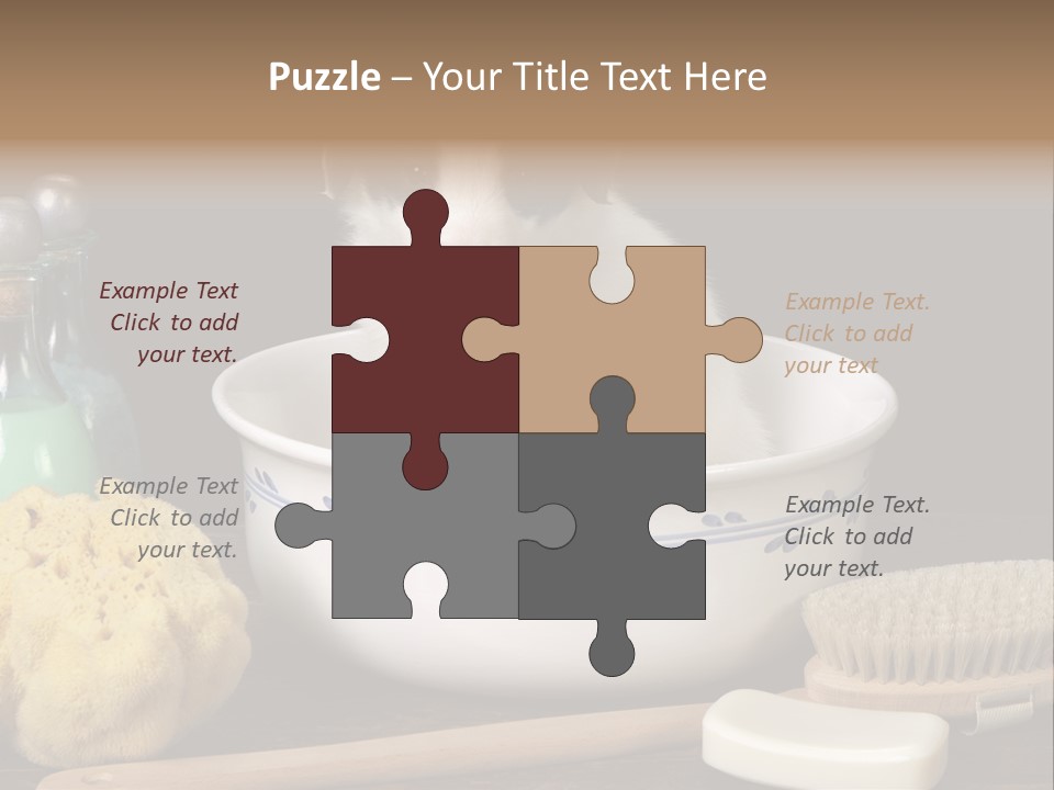 Purebred Brush Copy Space PowerPoint Template