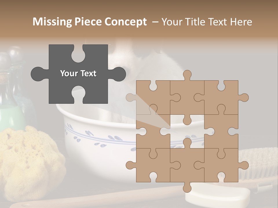 Purebred Brush Copy Space PowerPoint Template