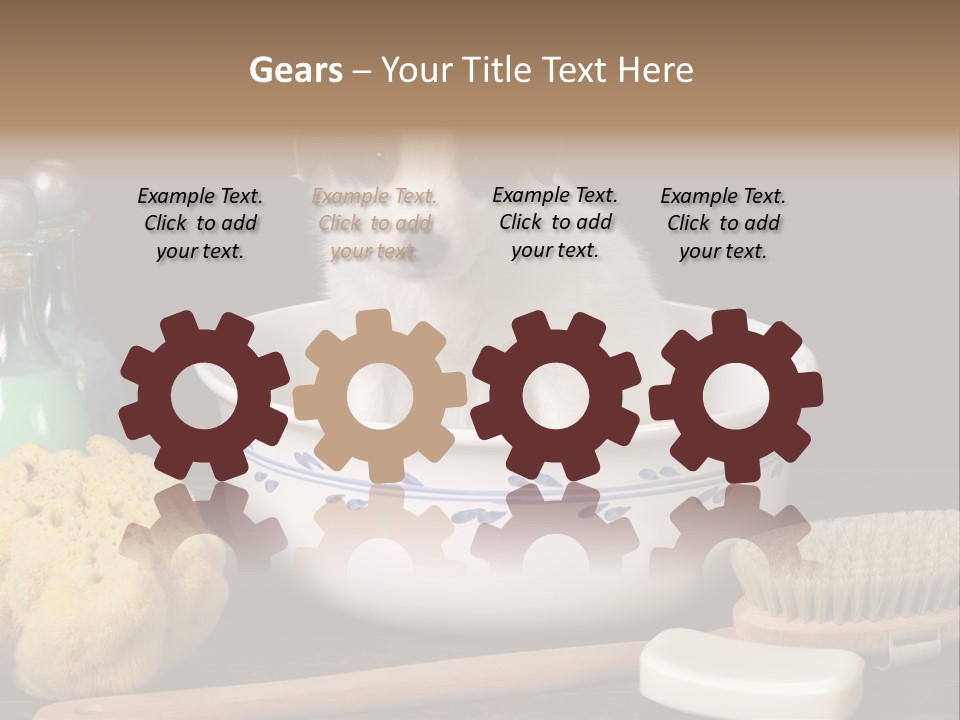 Purebred Brush Copy Space PowerPoint Template