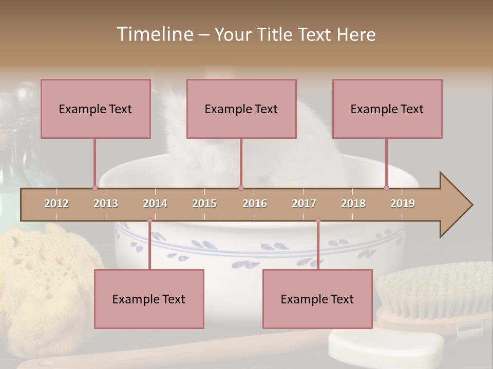 Purebred Brush Copy Space PowerPoint Template