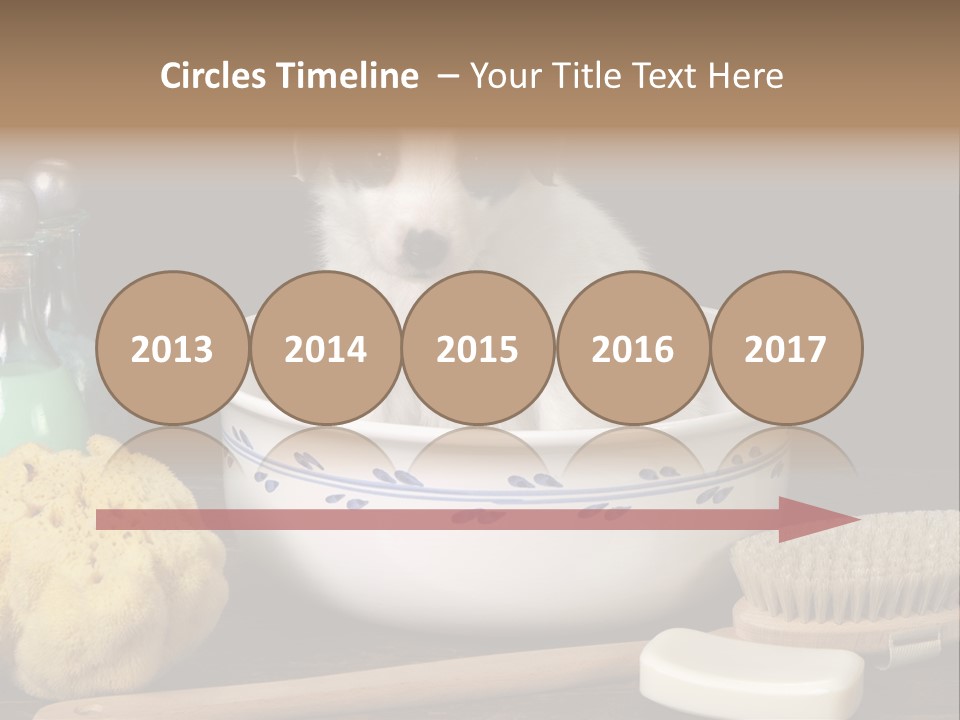 Purebred Brush Copy Space PowerPoint Template