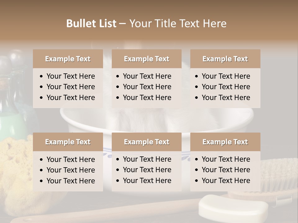Purebred Brush Copy Space PowerPoint Template