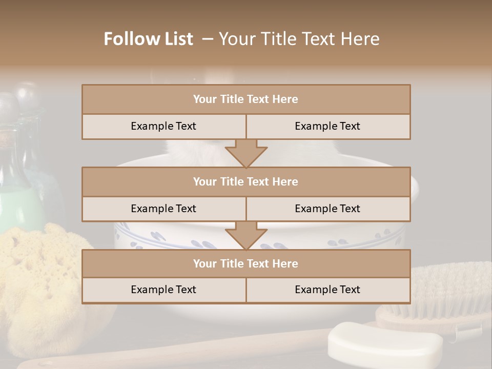 Purebred Brush Copy Space PowerPoint Template
