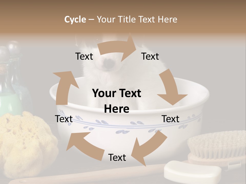 Purebred Brush Copy Space PowerPoint Template