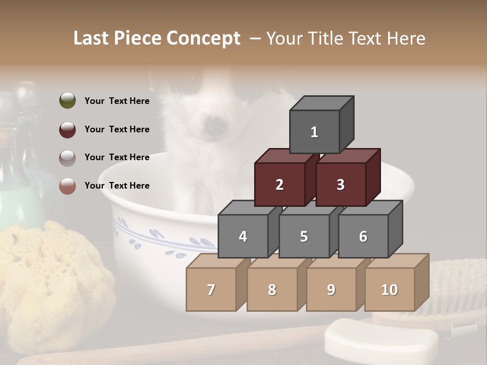 Purebred Brush Copy Space PowerPoint Template