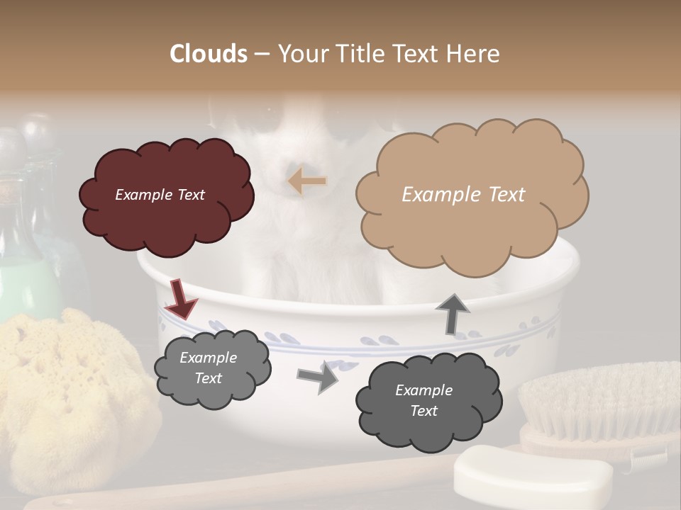Purebred Brush Copy Space PowerPoint Template