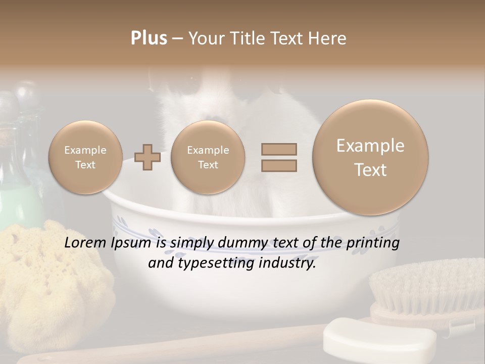 Purebred Brush Copy Space PowerPoint Template