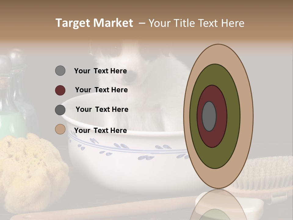 Purebred Brush Copy Space PowerPoint Template