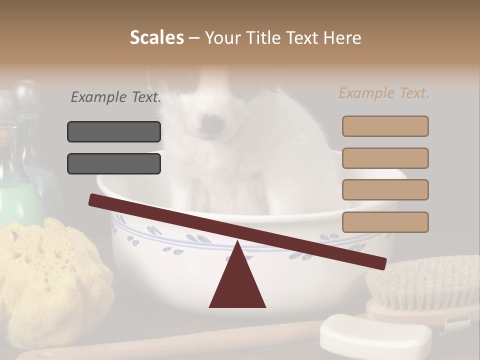 Purebred Brush Copy Space PowerPoint Template