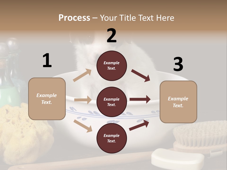 Purebred Brush Copy Space PowerPoint Template