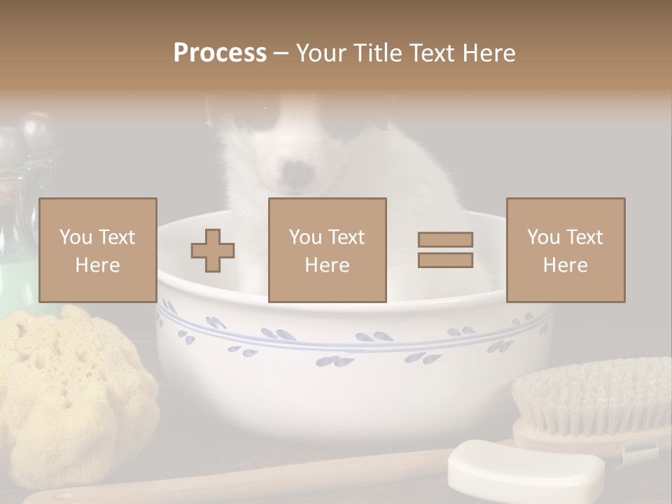 Purebred Brush Copy Space PowerPoint Template